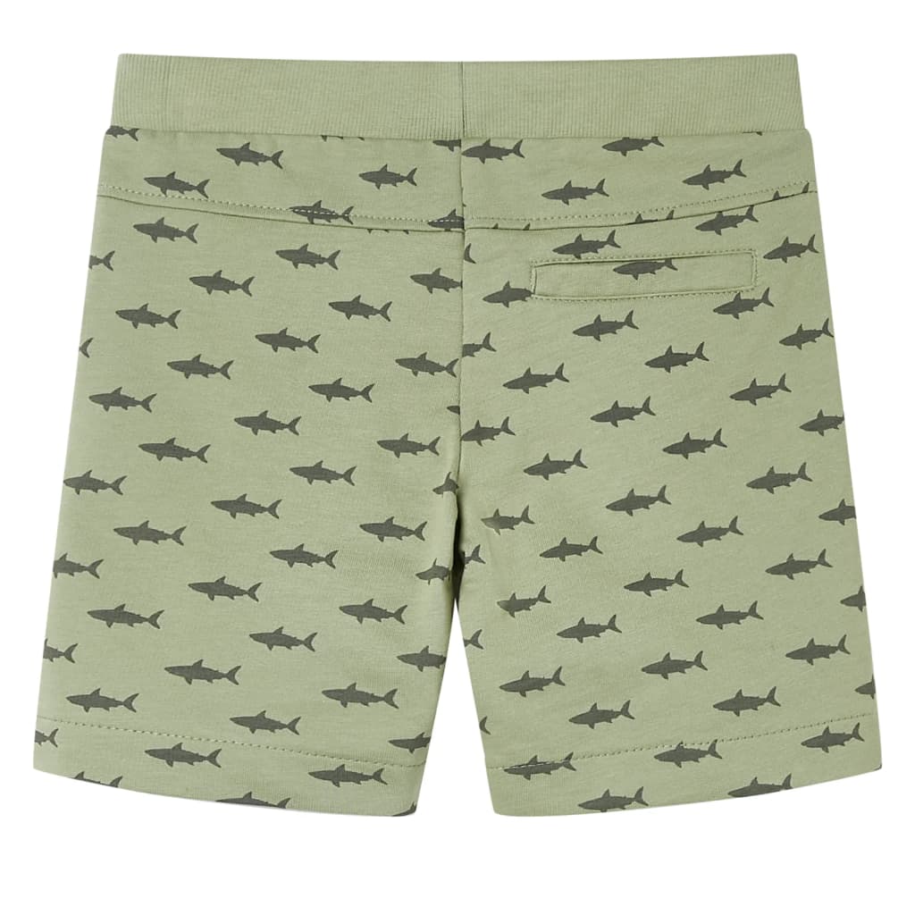 Short pour enfants Vidaxl avec Trekkoord 116 Lichtkaki