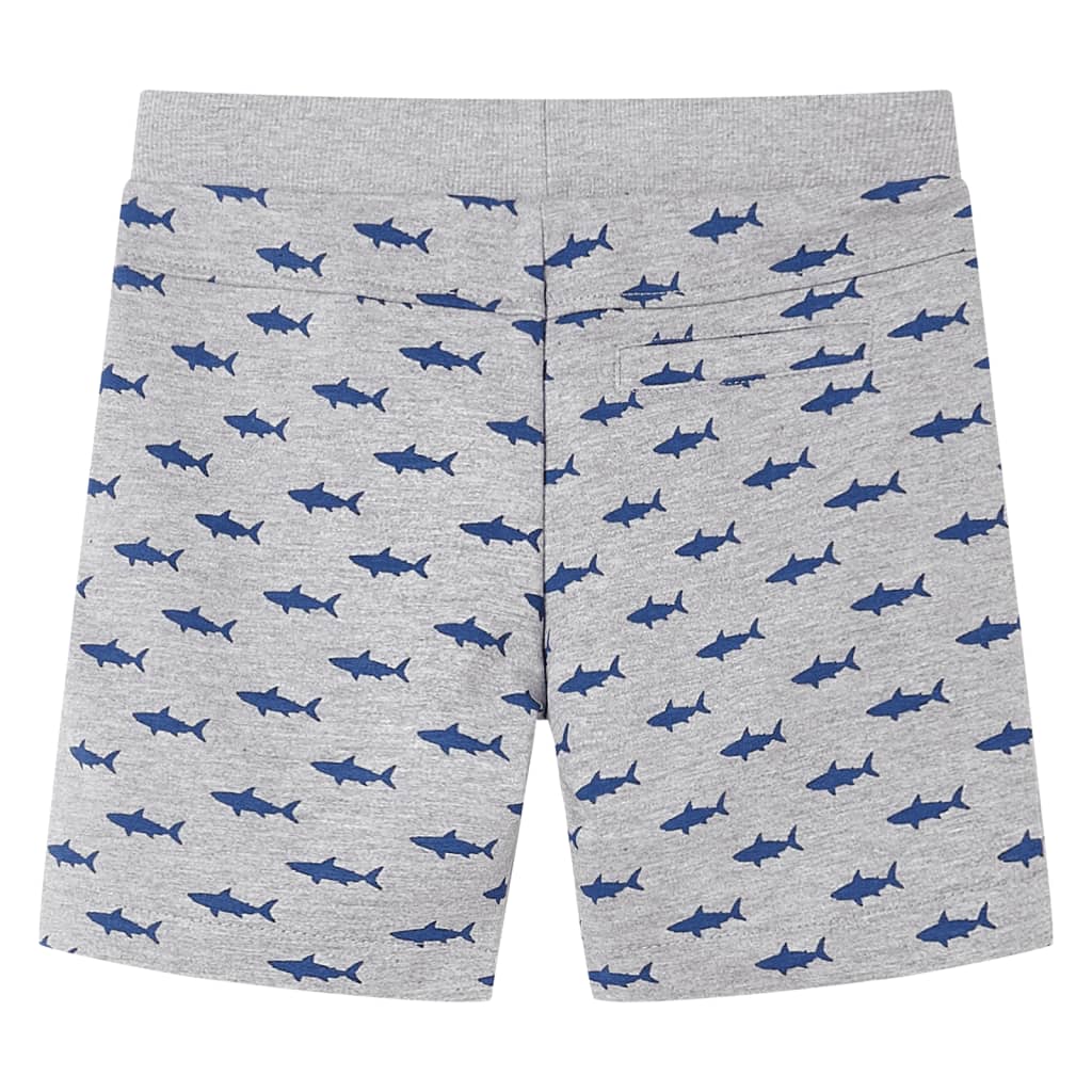 Short pour enfants vidaxl avec trekoord 104 gris clair mixte