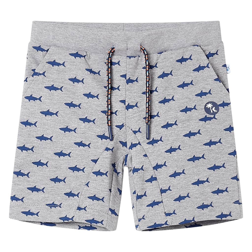 Short pour enfants vidaxl avec trekoord 140 gris clair mixte