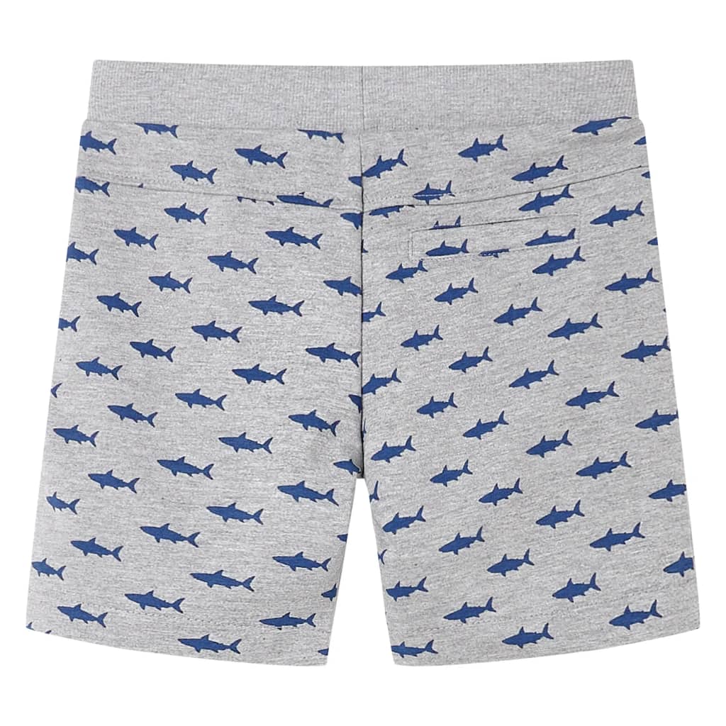 Short pour enfants vidaxl avec trekoord 140 gris clair mixte