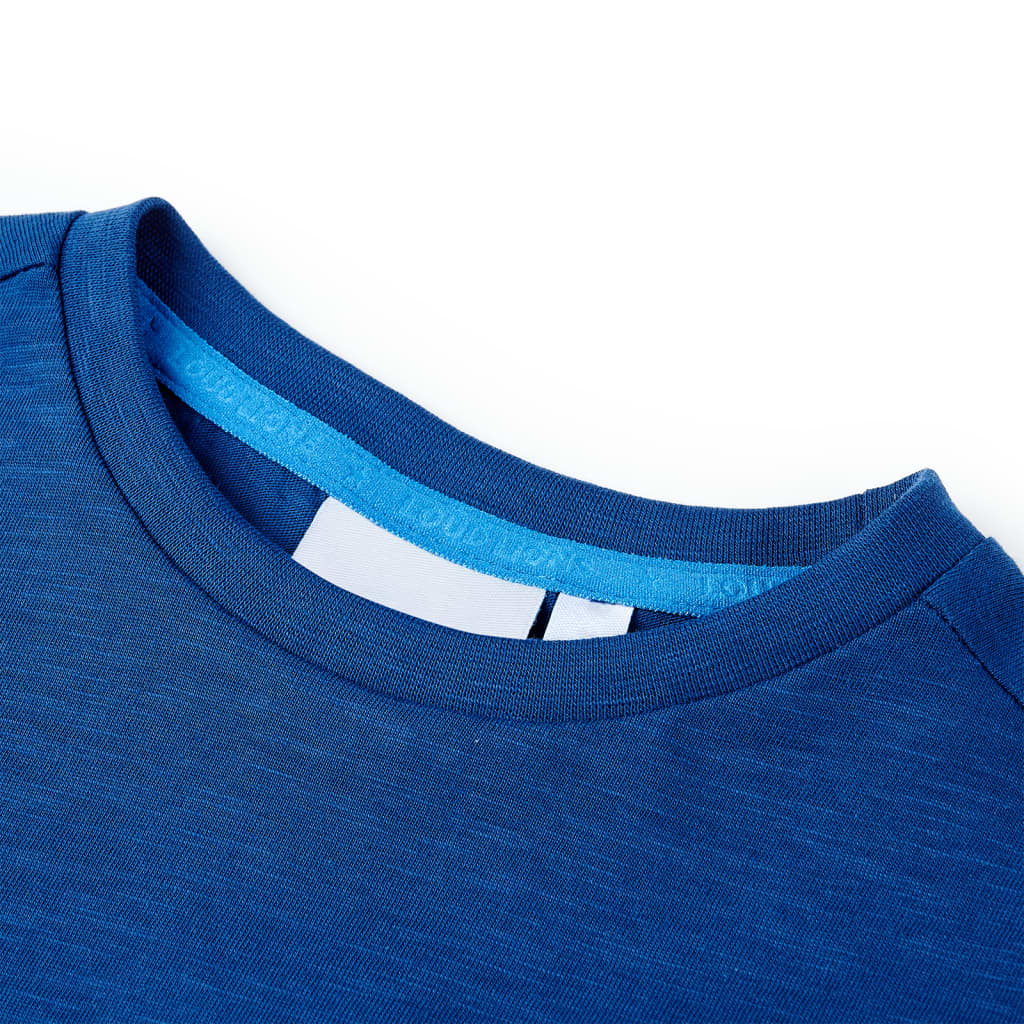 Vidaxl Child's Shirt 128 Bleu foncé