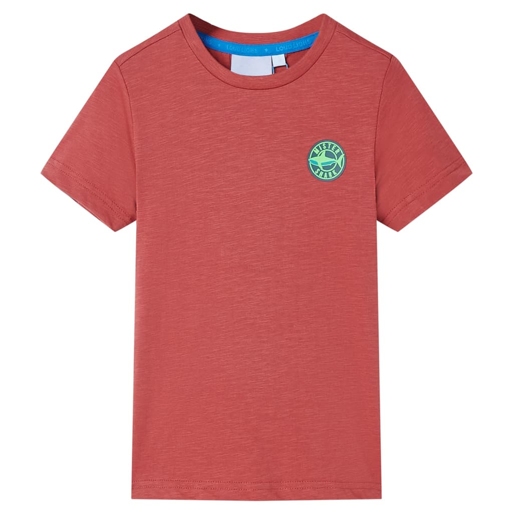 Vidaxl Child's Shirt 104 Paprika Bright