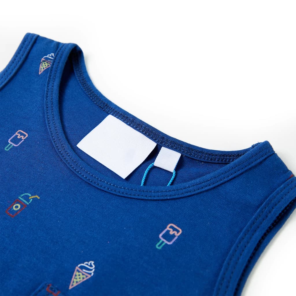 Vidaxl Top 92 Bleu foncé des enfants