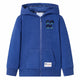 Vidaxl gilet pour enfants avec capuche et fermeture à glissière 92 bleu foncé mixte