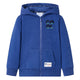 Vidaxl gilet pour enfants avec capuche et fermeture éclair 104 bleu foncé mixte