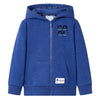 Vidaxl gilet pour enfants avec capuche et fermeture éclair 140 bleu foncé mixte