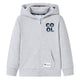 Vidaxl gilet pour enfants avec capuche et fermeture éclair 92 Gray