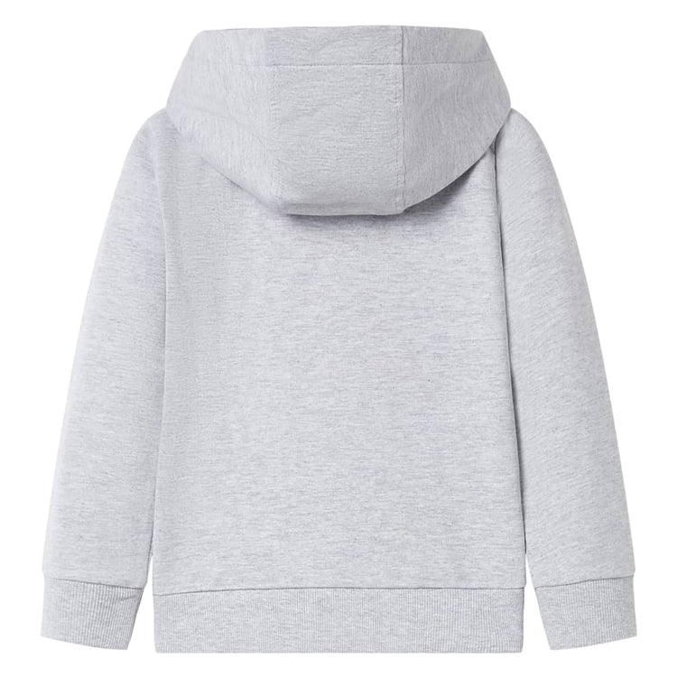 Vidaxl gilet pour enfants avec capuche et fermeture éclair 92 Gray
