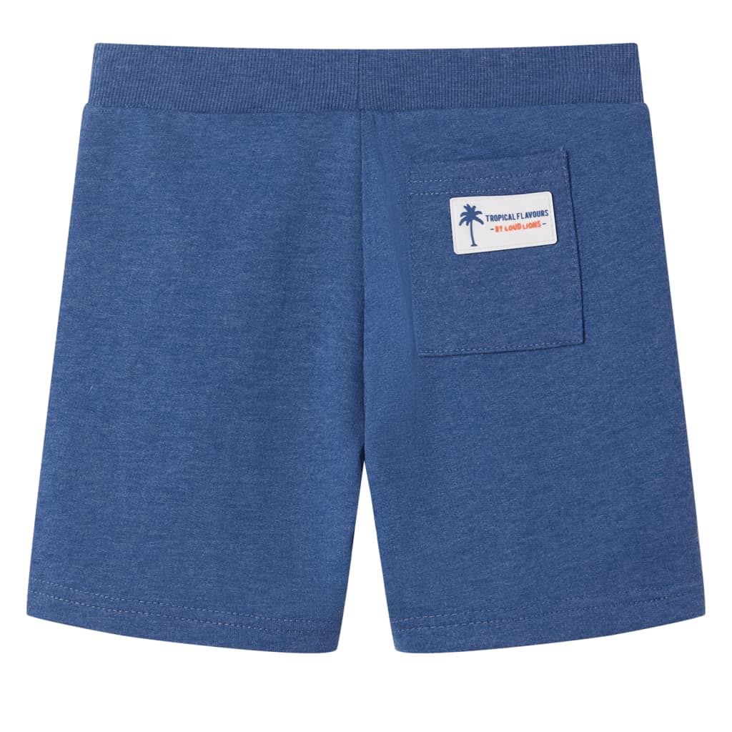 Vidaxl Short pour enfants avec Trekkoord 92 Bleu foncé mixte