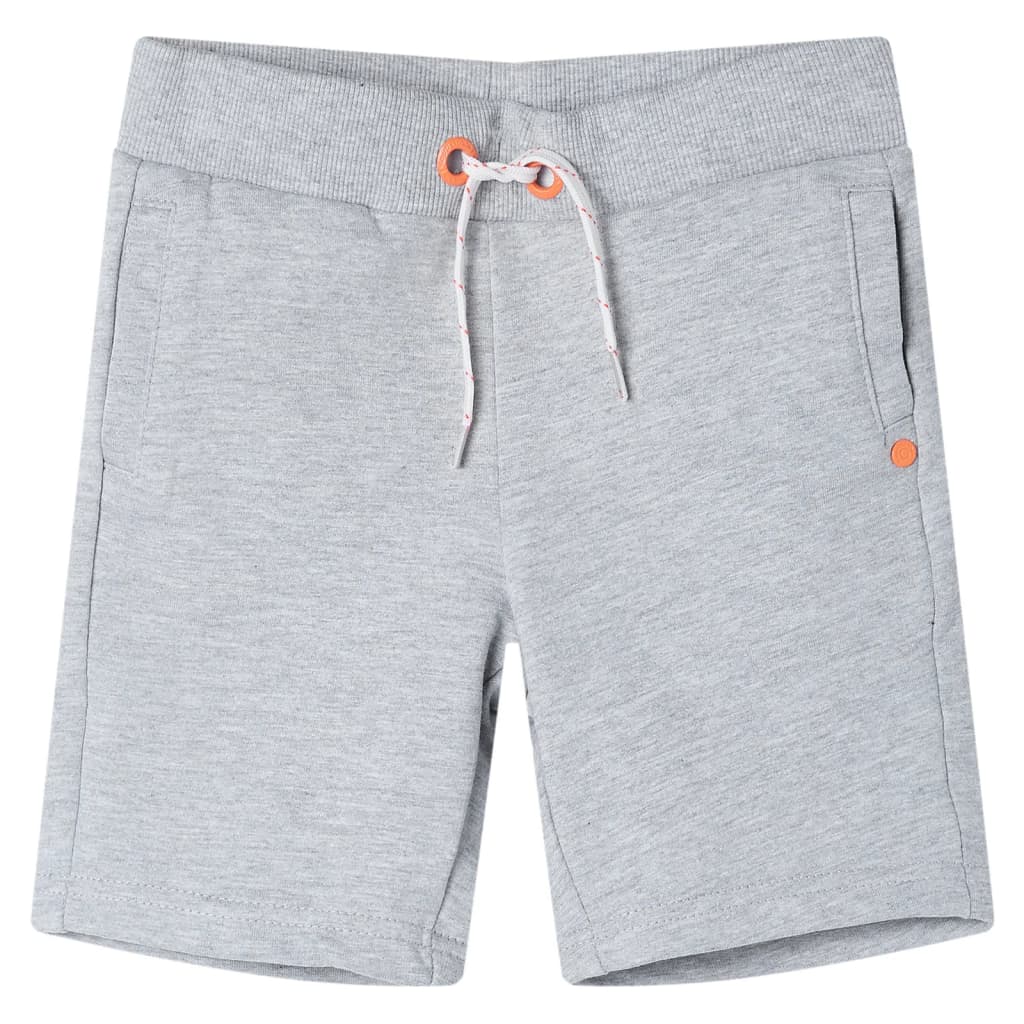 Short pour enfants vidaxl avec Trekkoord 128 Gray