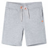 Short pour enfants vidaxl avec trekkoord 140 gris