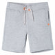 Short pour enfants vidaxl avec trekkoord 140 gris