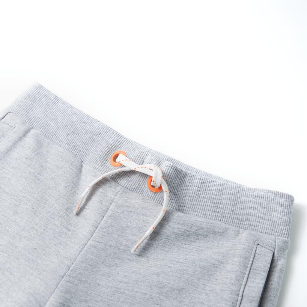 Short pour enfants vidaxl avec trekkoord 140 gris