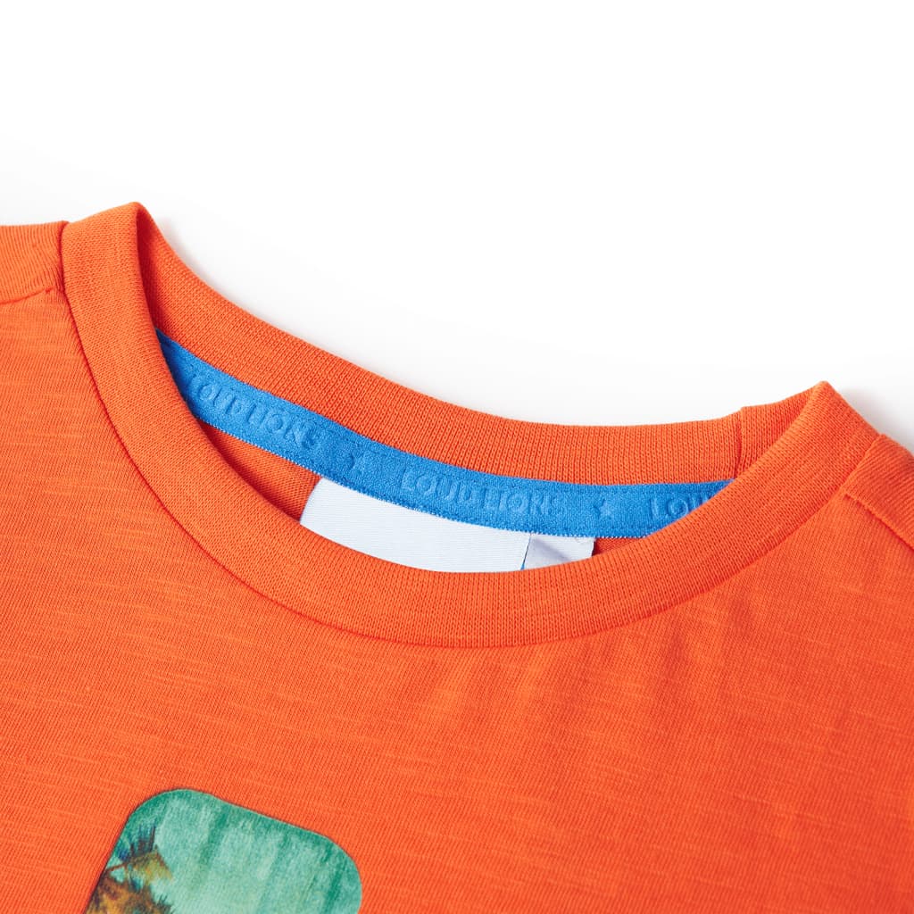 Vidaxl Child's Shirt 92 Donkeroranje