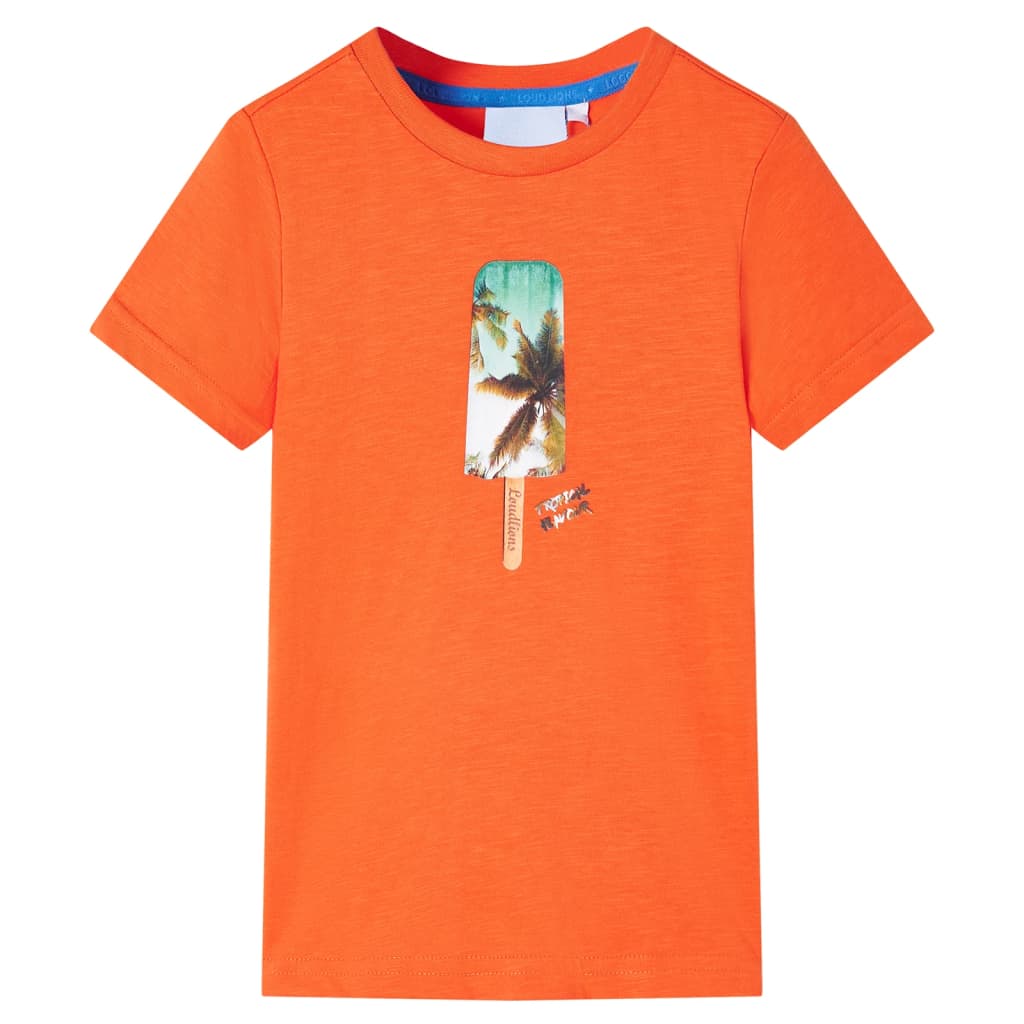 Vidaxl Child's Shirt 116 Donkeroranje
