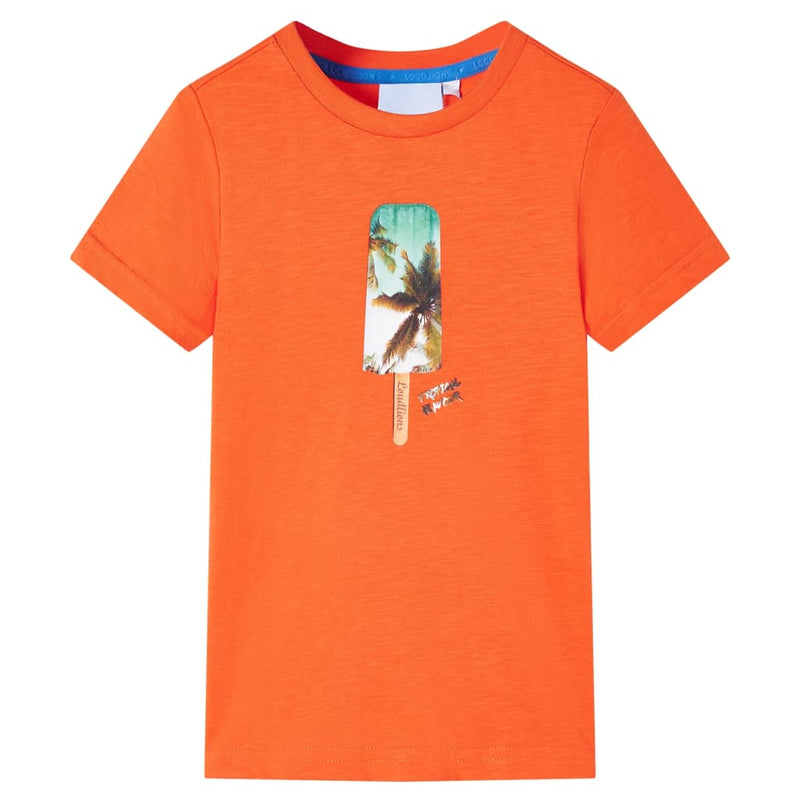 Vidaxl Child's Shirt 116 Donkeroranje