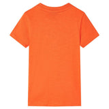 Vidaxl Child's Shirt 116 Donkeroranje - afbeelding 2