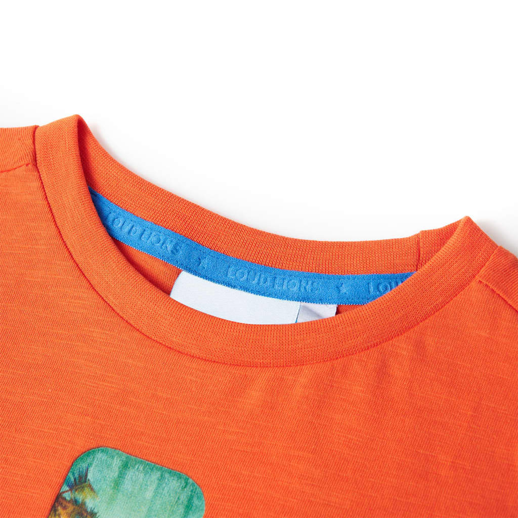 Vidaxl Child's Shirt 116 Donkeroranje