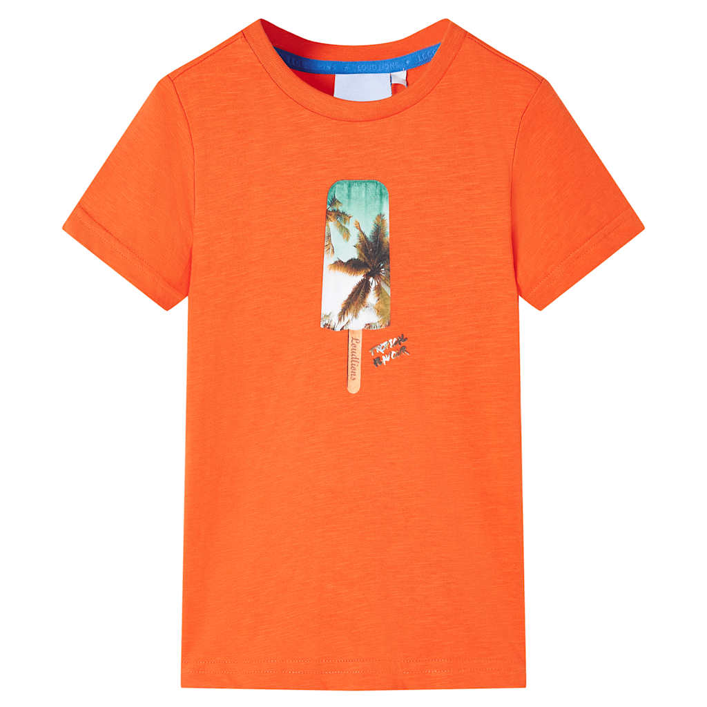 Vidaxl Child's Shirt 128 Donkeroranje