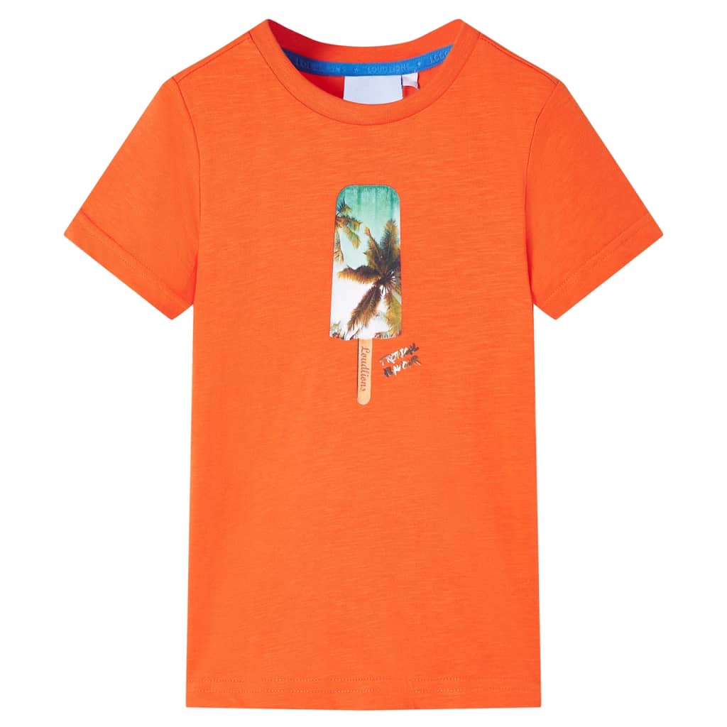 Vidaxl Child's Shirt 140 Donkeroranje