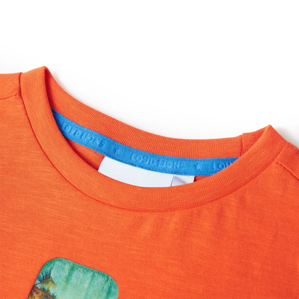 Vidaxl Child's Shirt 140 Donkeroranje