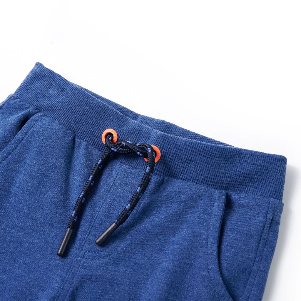Vidaxl pantalon de jogging pour enfants 104 bleu foncé