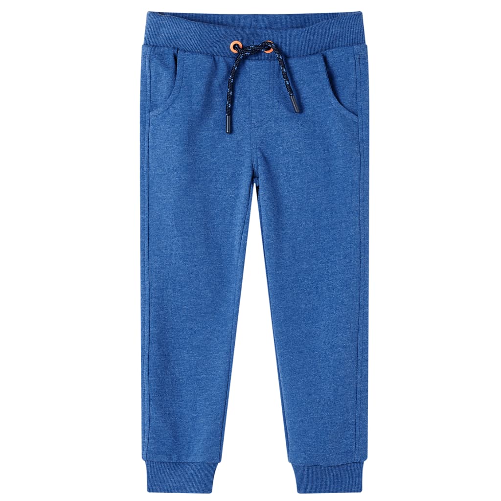 Vidaxl pantalon de jogging pour enfants 116 bleu foncé