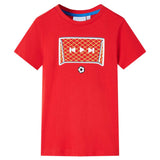 Vidaxl Child's Shirt 104 Red - afbeelding 1