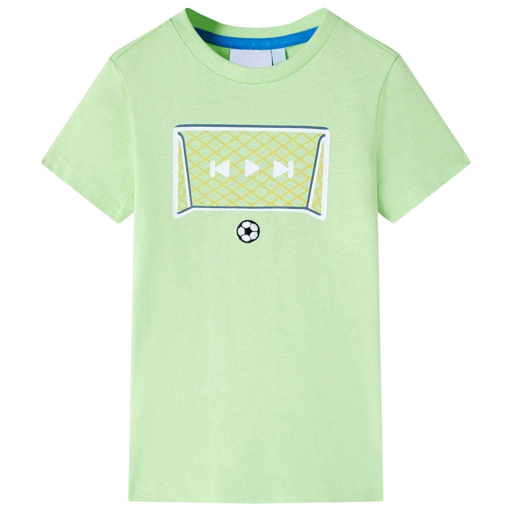 Vidaxl Child's Shirt 104 Limegroen