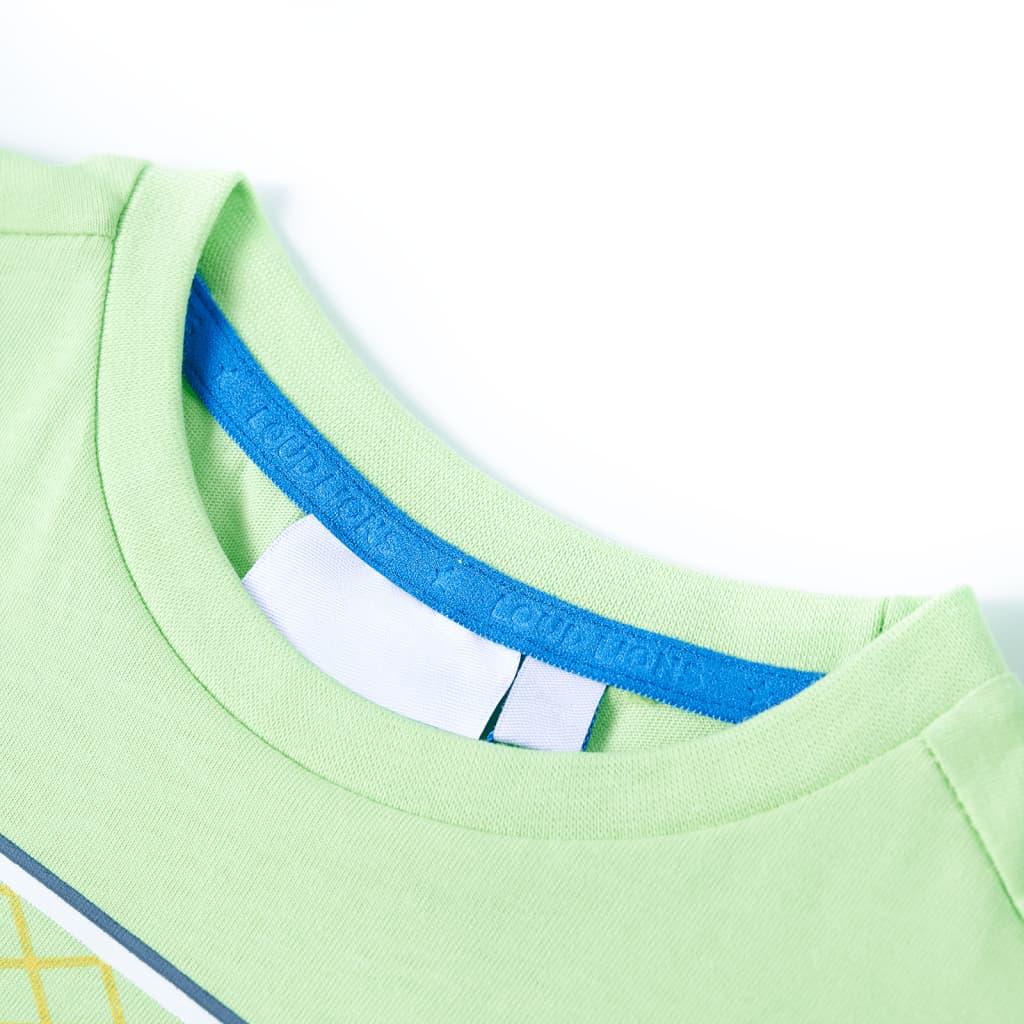 Vidaxl Child's Shirt 104 Limegroen