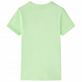 Vidaxl Child's Shirt 116 Limegroen - afbeelding 2