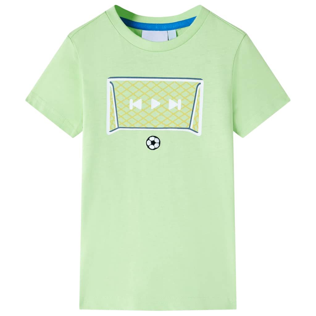 Vidaxl Child's Shirt 140 Limegroen