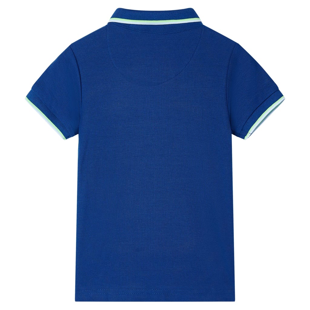 Vidaxl Polo pour enfants 92 bleu foncé
