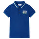 Vidaxl Polo pour enfants 128 bleu foncé