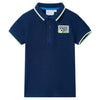 Vidaxl Children's Polo Tirm 104 Navy Blue