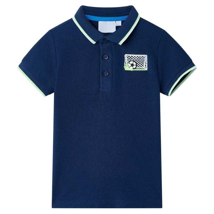 Vidaxl Children's Polo 116 Navy Blue