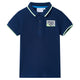 Vidaxl Children's Polo 116 Navy Blue