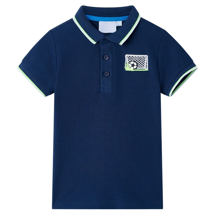Vidaxl Children's Polo Dursed 140 Bleu marine
