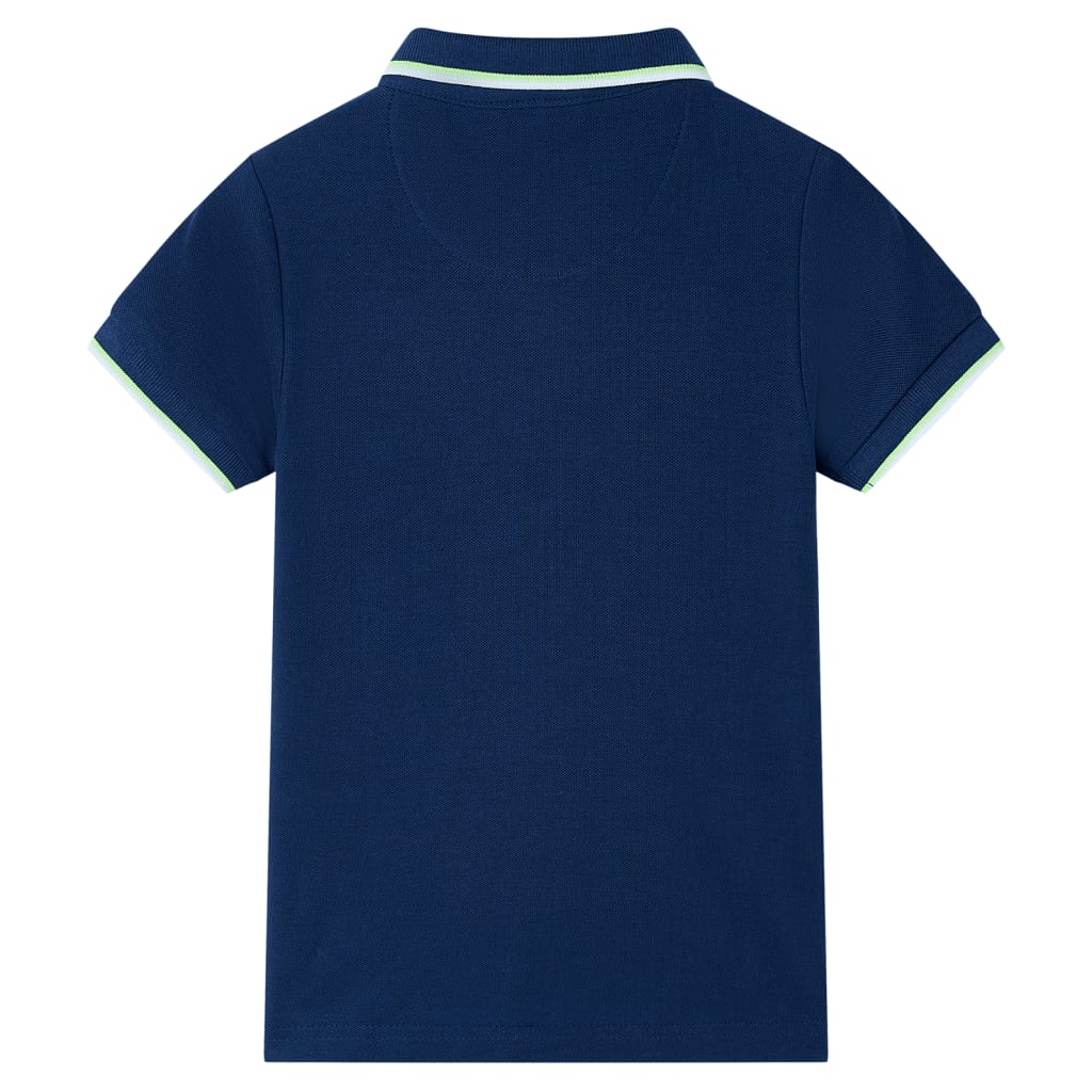 Vidaxl Children's Polo Dursed 140 Bleu marine