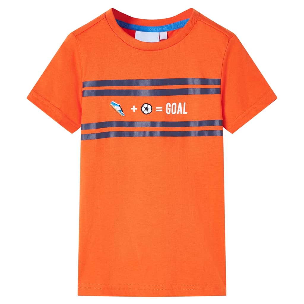 Vidaxl Child's Shirt 140 Donkeroranje