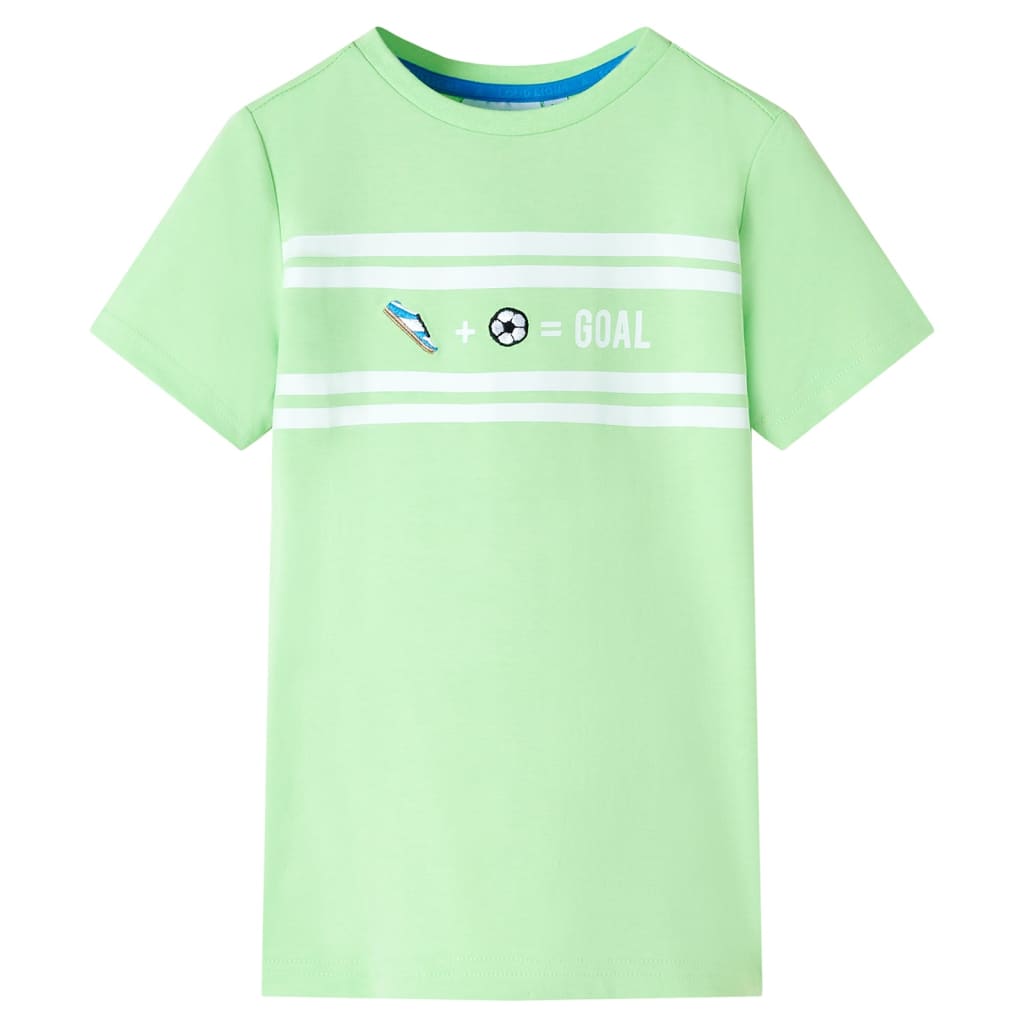 Vidaxl Child's Shirt 92 Neongroen