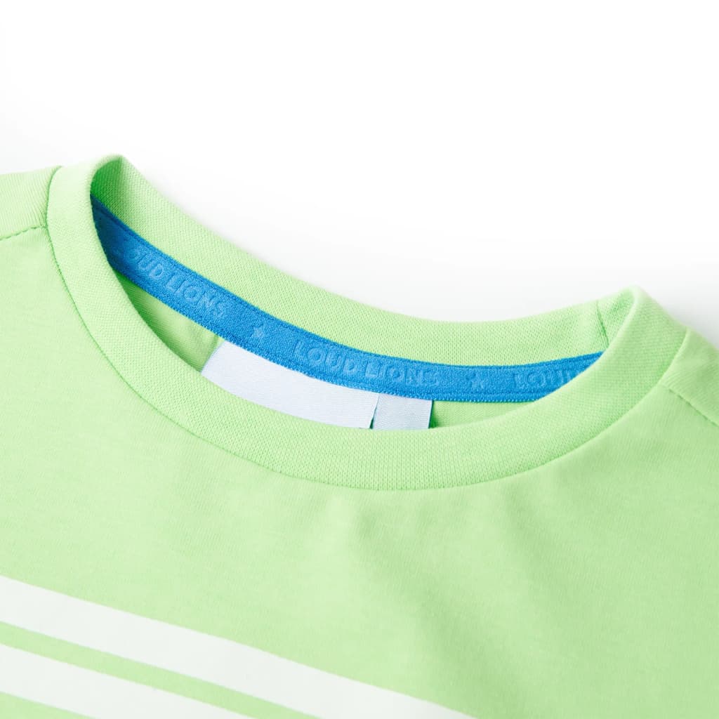 Vidaxl Child's Shirt 92 Neongroen