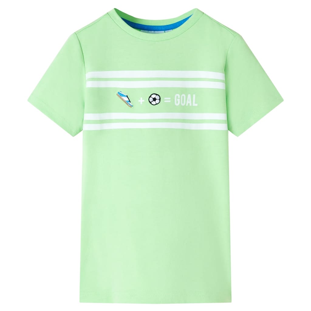 Vidaxl Child's Shirt 116 Neongroen