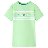 Vidaxl Child's Shirt 140 Neongroen - afbeelding 1