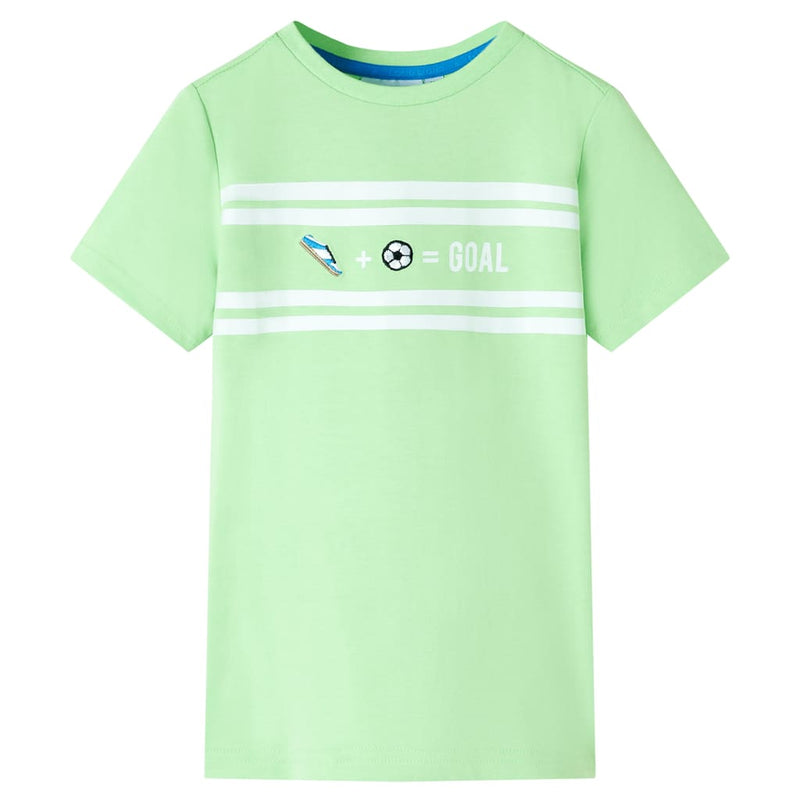 Vidaxl Child's Shirt 140 Neongroen