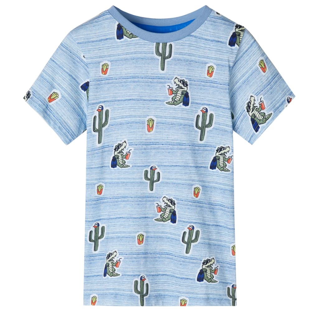 Vidaxl Child's Shirt 92 Bleu mixte