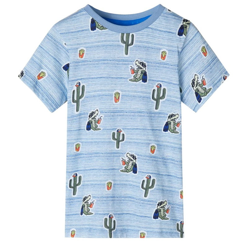 Vidaxl Child's Shirt 92 Bleu mixte