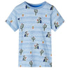Vidaxl Child's Shirt 104 Bleu mixte