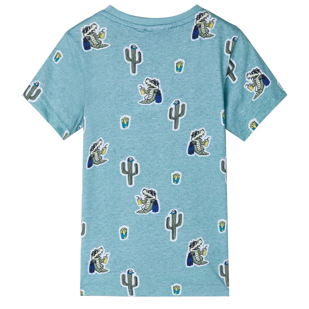 Vidaxl Children's Shirt 116 Green clair mixte