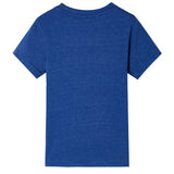 Vidaxl Child's Shirt 116 Bleu foncé mixte - afbeelding 2